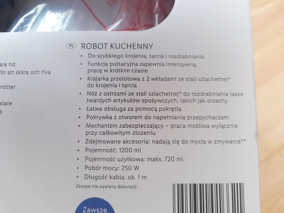 Robot kuchenny Food Processor