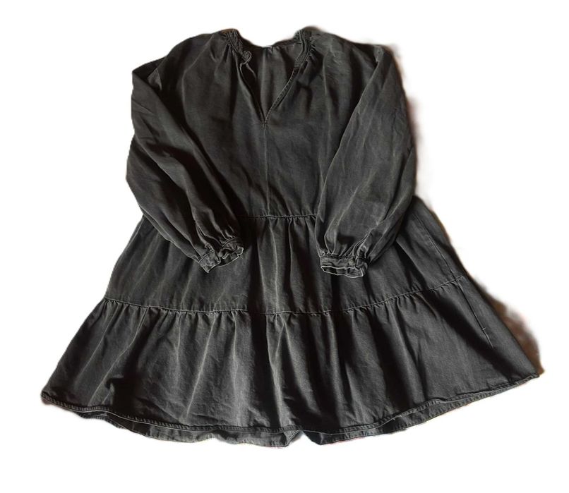 sukienka dżinsowa czarna Denim ,oversize