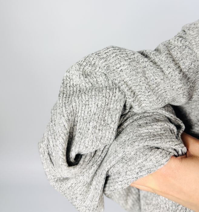 Szare spodnie z szeroką nogawką XS 34