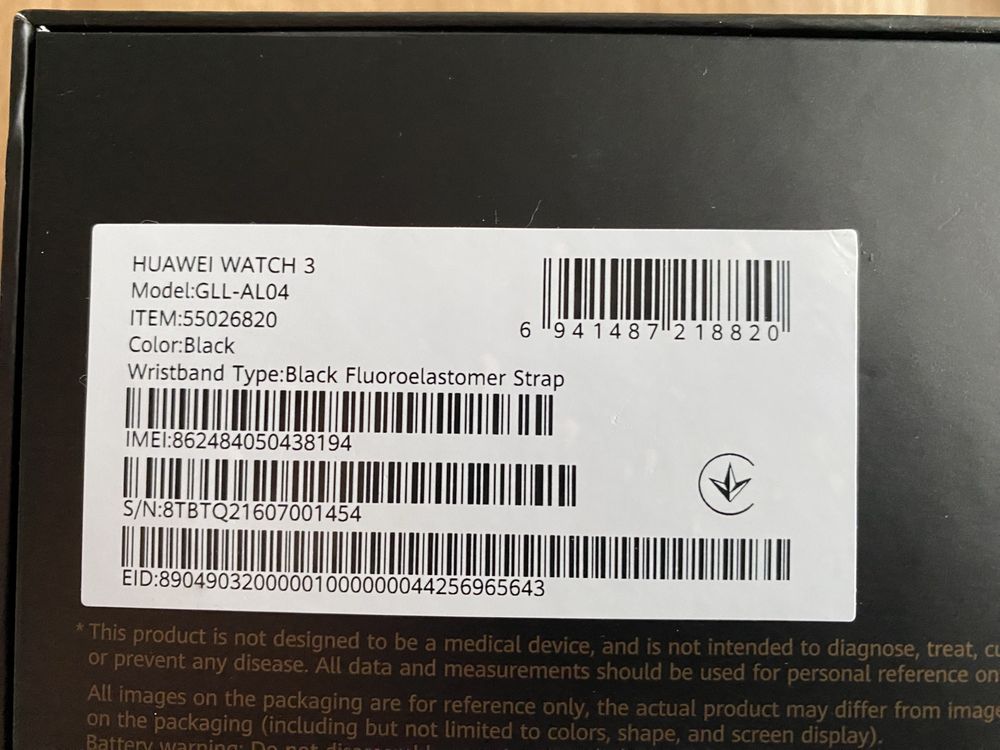 Huawei watch 3 zegarek