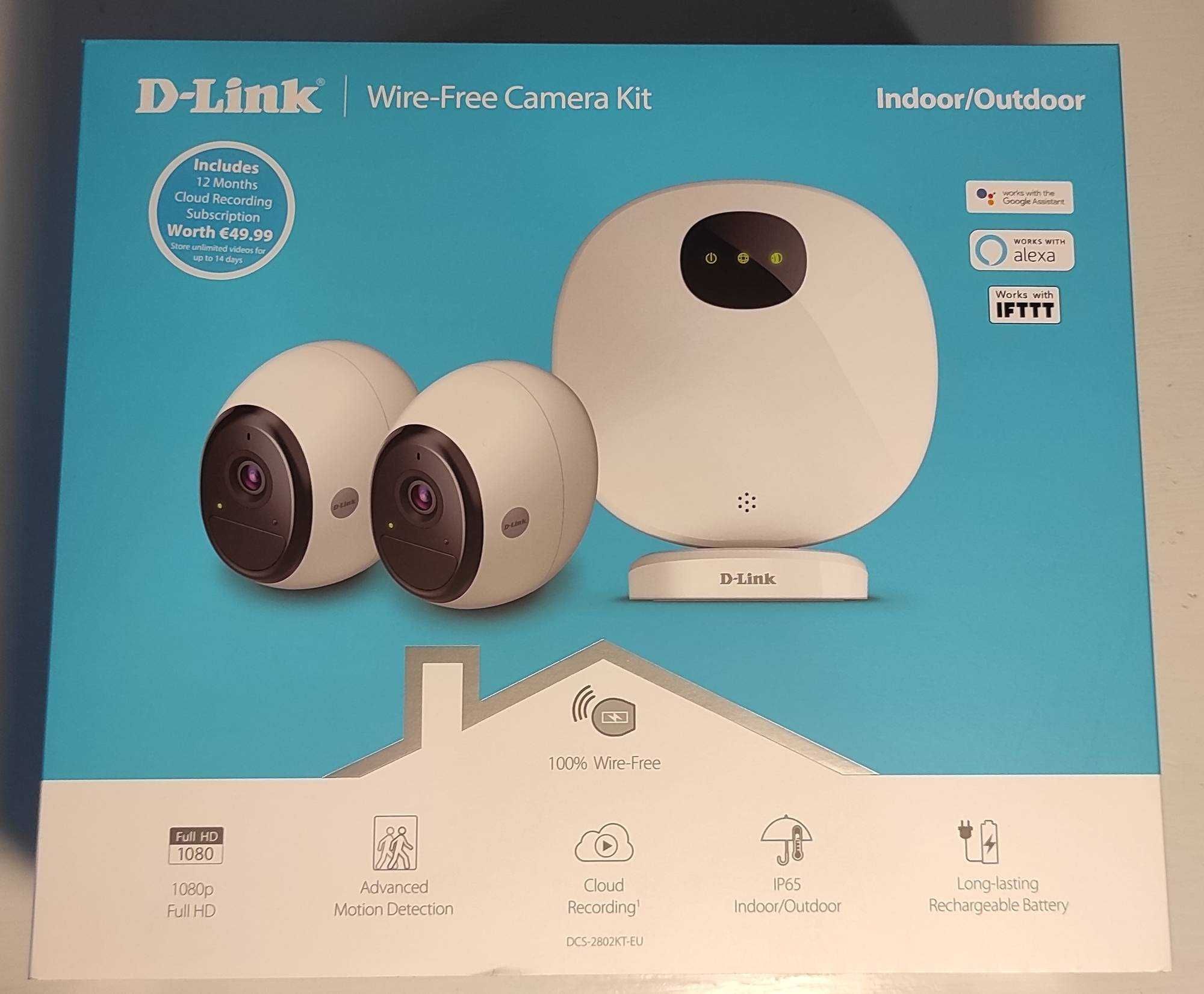 Zestaw monitoringu z bezprzewodowymi kamerami D-Link DCS-2802KT-EU