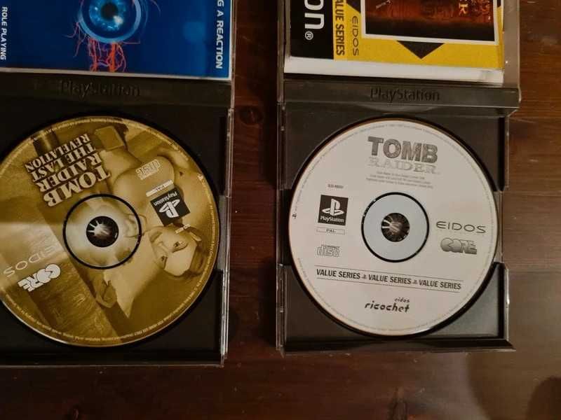 Playstation 1 zestaw 3 gier Tomb raider kolekcja stan BDB  Ps1 Psx