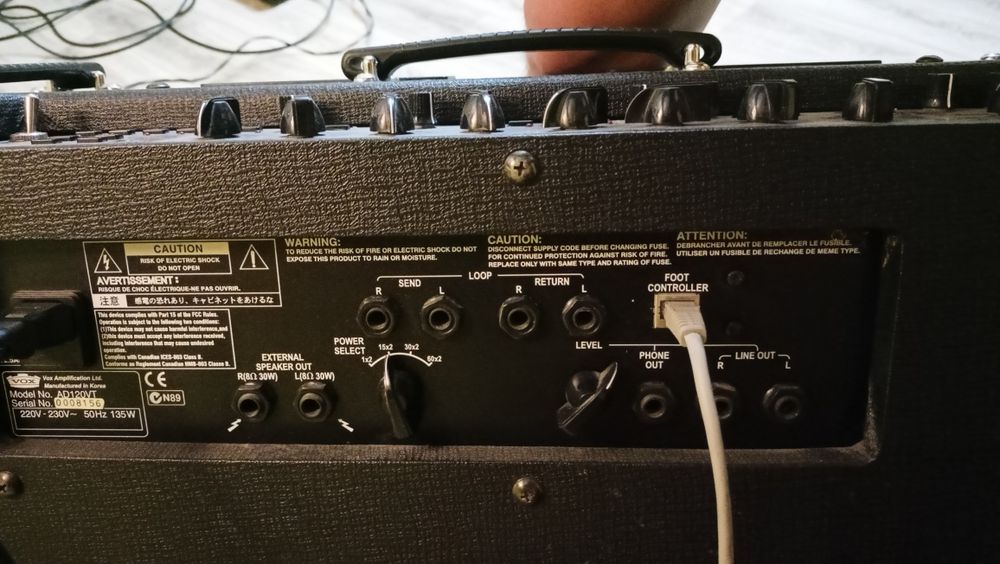 Wzmacniacz gitarowy combo VOX mega moc efekty konkretny piec