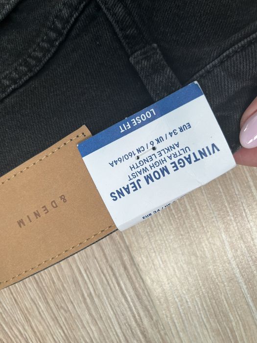 Jeansy vitage mom high waist wysoki stan nowe