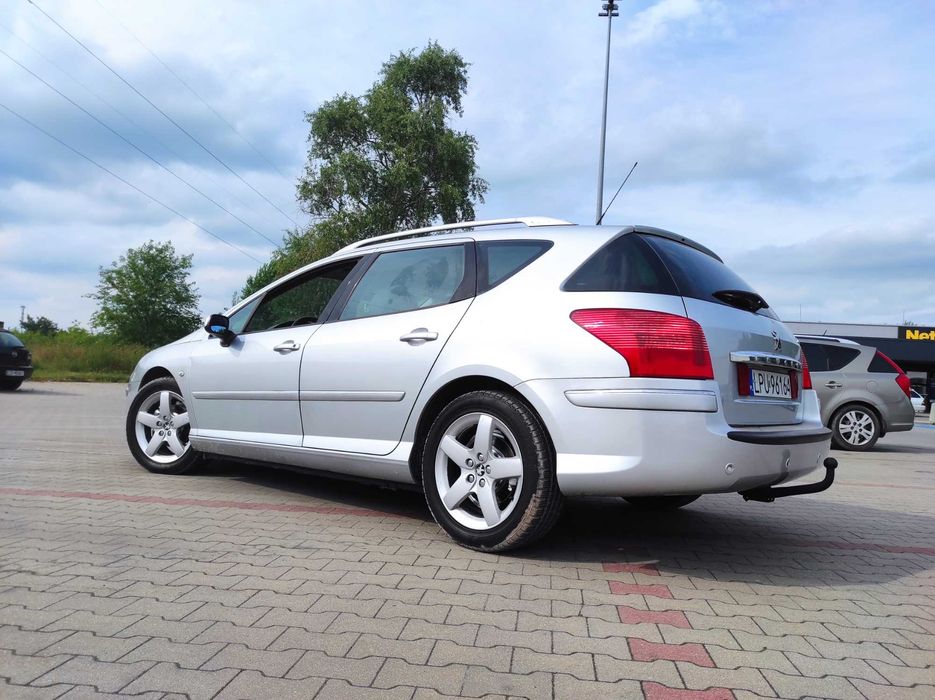 OKAZJA 2005 Peugeot 407 SW 2.0HDI Skóry Hak Bogata Opcja Super Stan