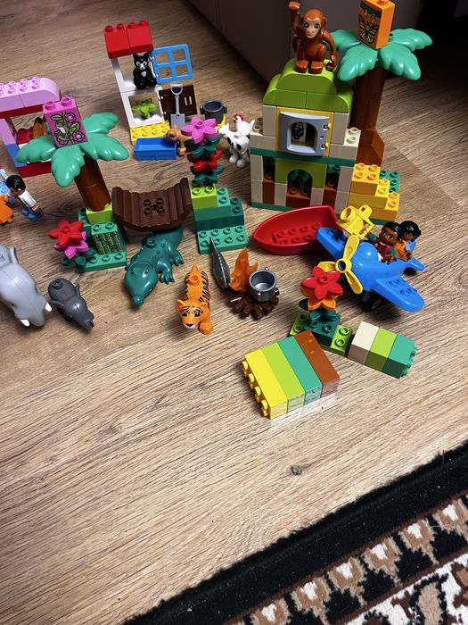 Lego duplo,конструктор кафе,джунглі.Одним лотом.
