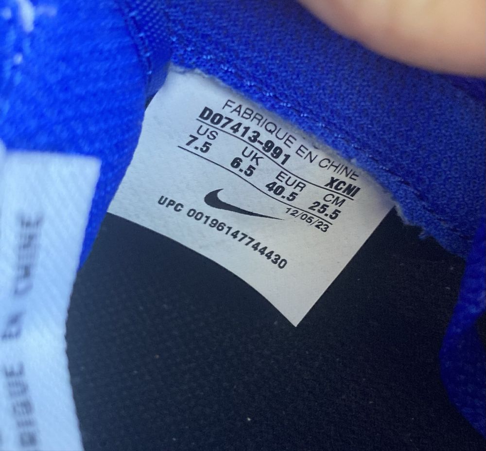 Nike Dunk Low azul