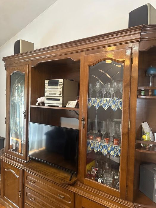 Móvel de sala madeira maciça cerejeira