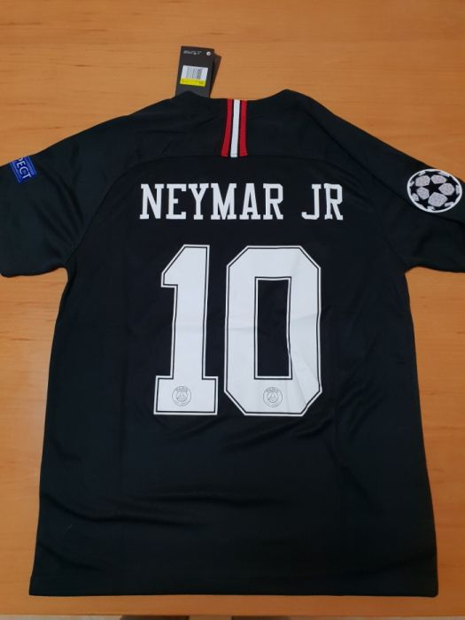 Camisola PSG Versão Champions League Jordan Neymar e Mbappé