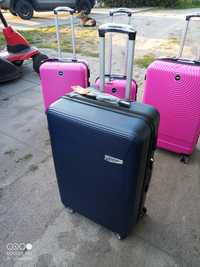 Nowa duża walizka podróżna ABS na czterech kółkach obracamy 360 stopni