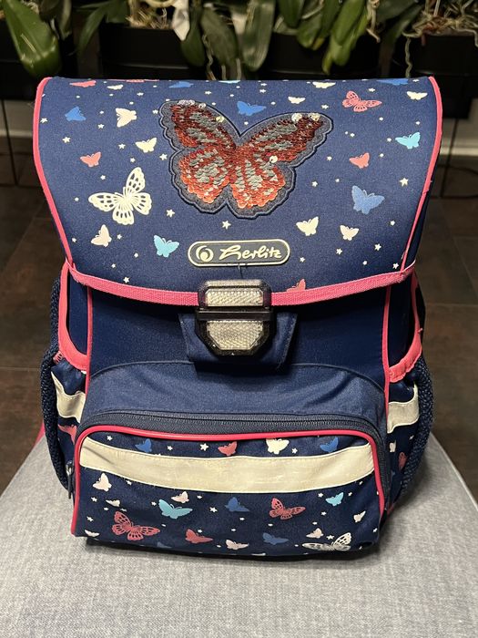 Tornister Herlitz, zestaw z piórnikami i workiem na WF