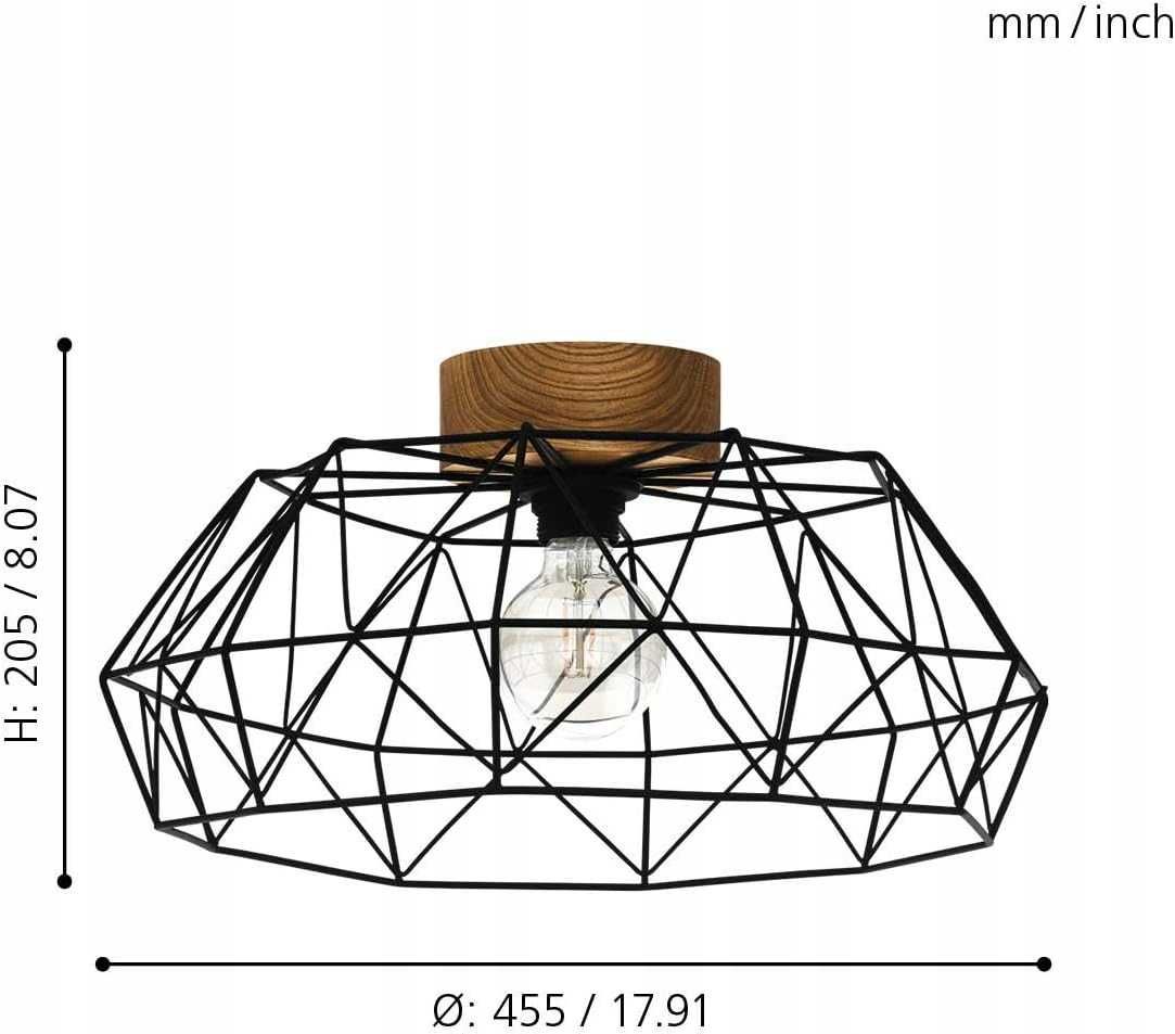 Lampa wisząca Eglo Padstow 1 -punkty światła E27