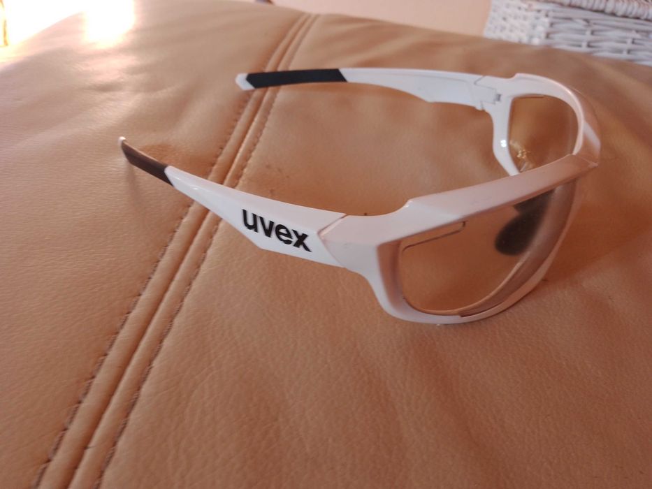 Okulary na rower UVEX używane