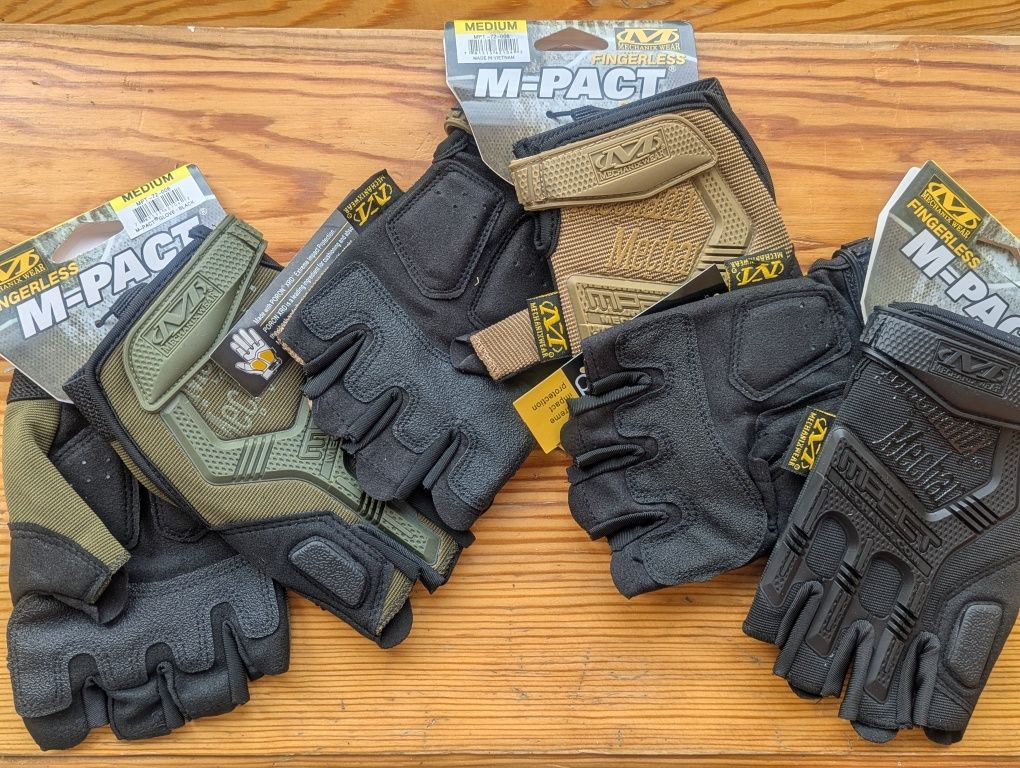 Рукавиці без пальців тактичні військові Mechanix M-Pact Механікс ЗСУ