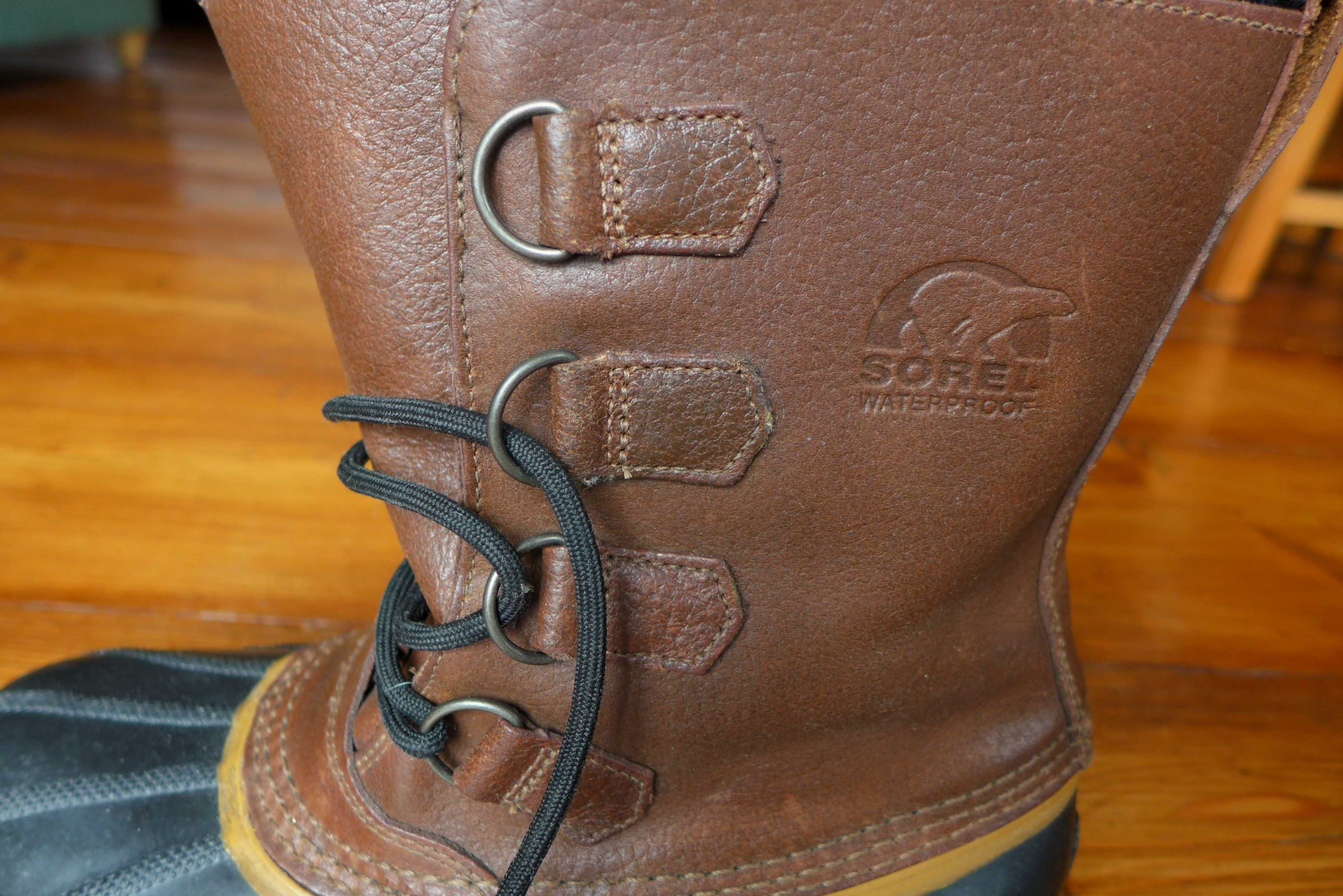 Skórzane buty zimowe SOREL rozmiar 42