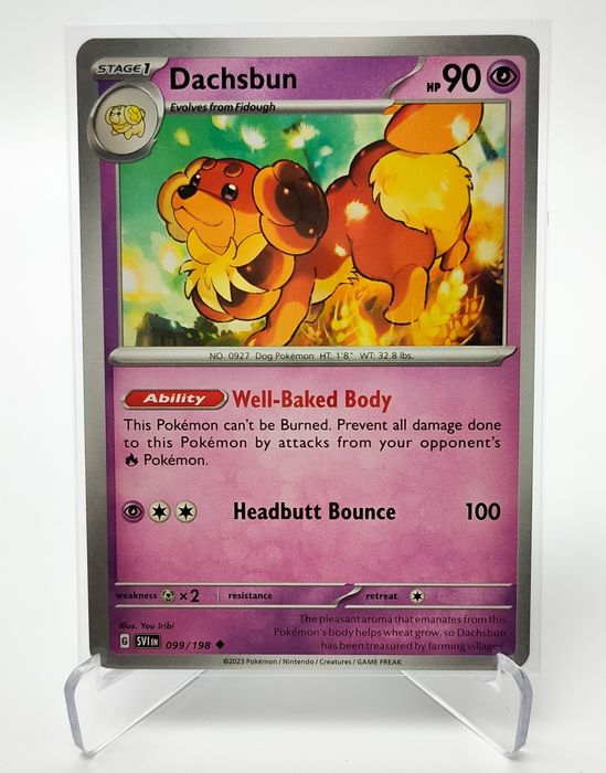 Dachsbun 099/198 karta pokemon Scarlet & Violet