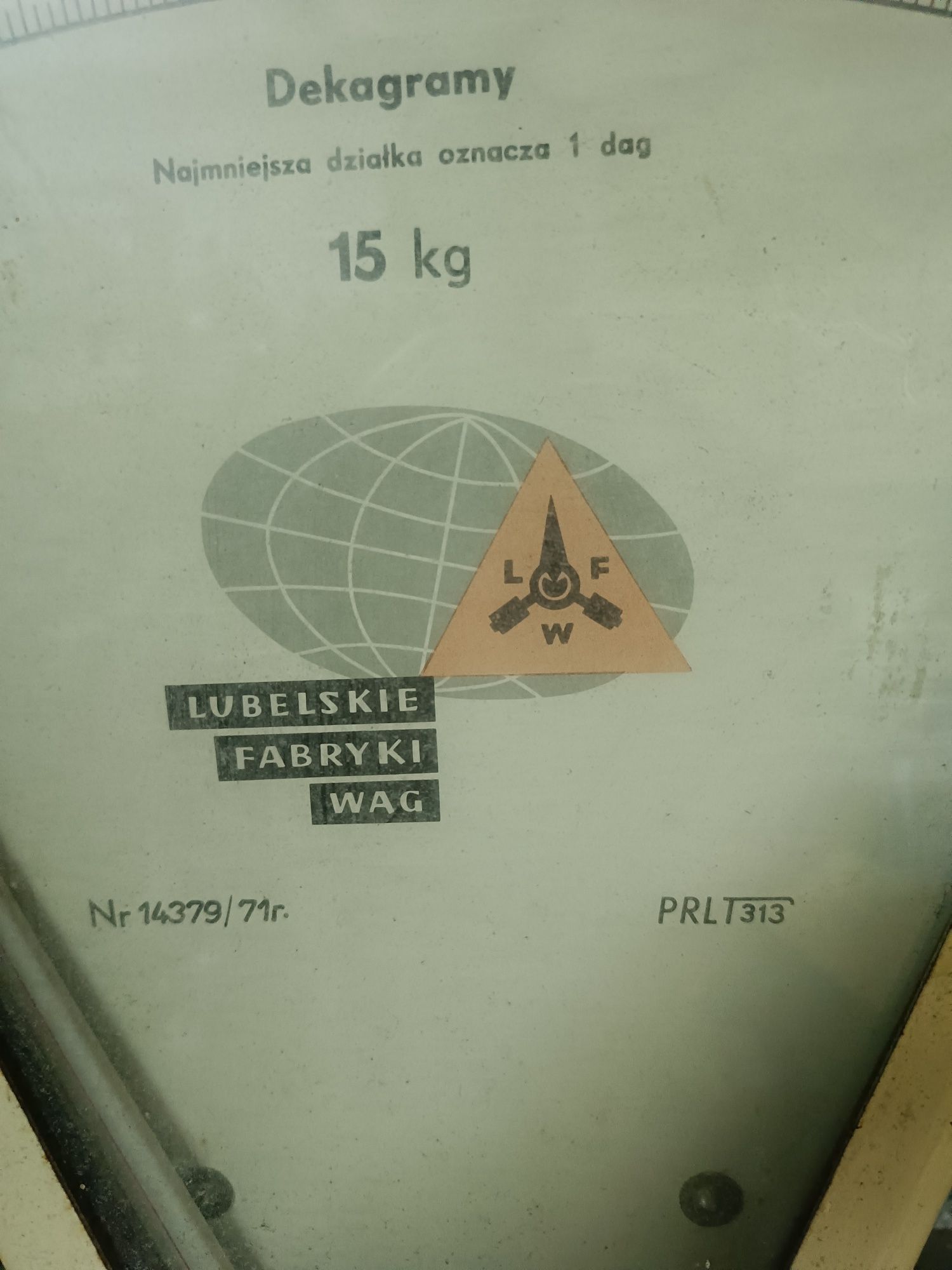 Waga spożywcza z PRL-u