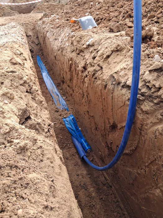 Przyłącza WOD-KAN, usługi ziemne minikoparką, montaż oczyszczalni