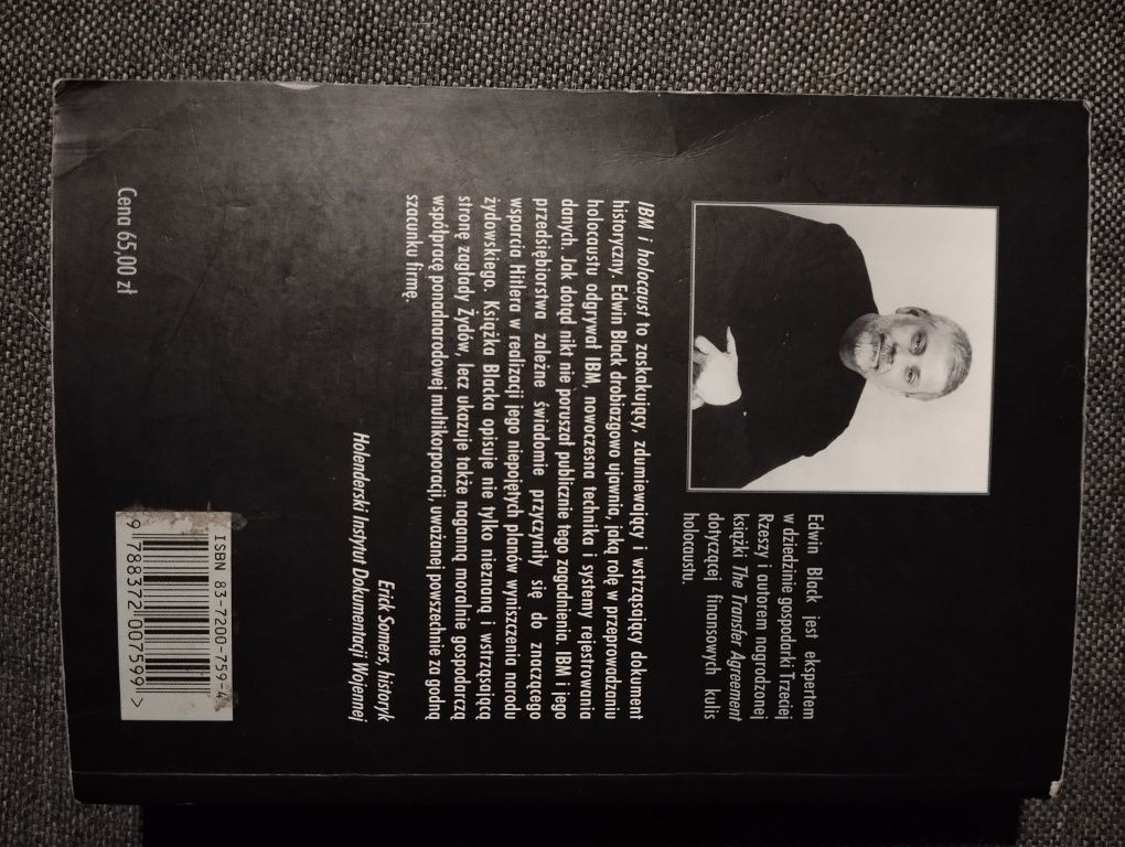 Edwin Black IBM i holocaust książka