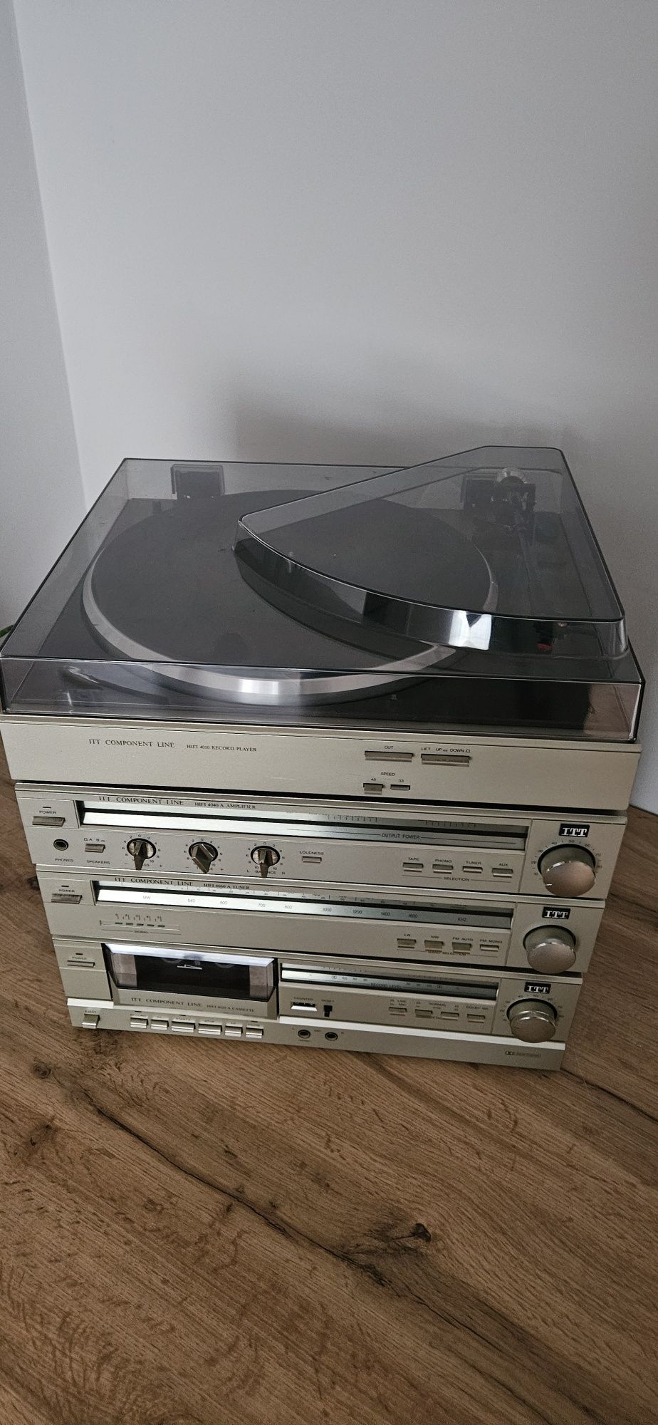 Wieża stereo ITT Hi Fi 4040 component line segmentowa