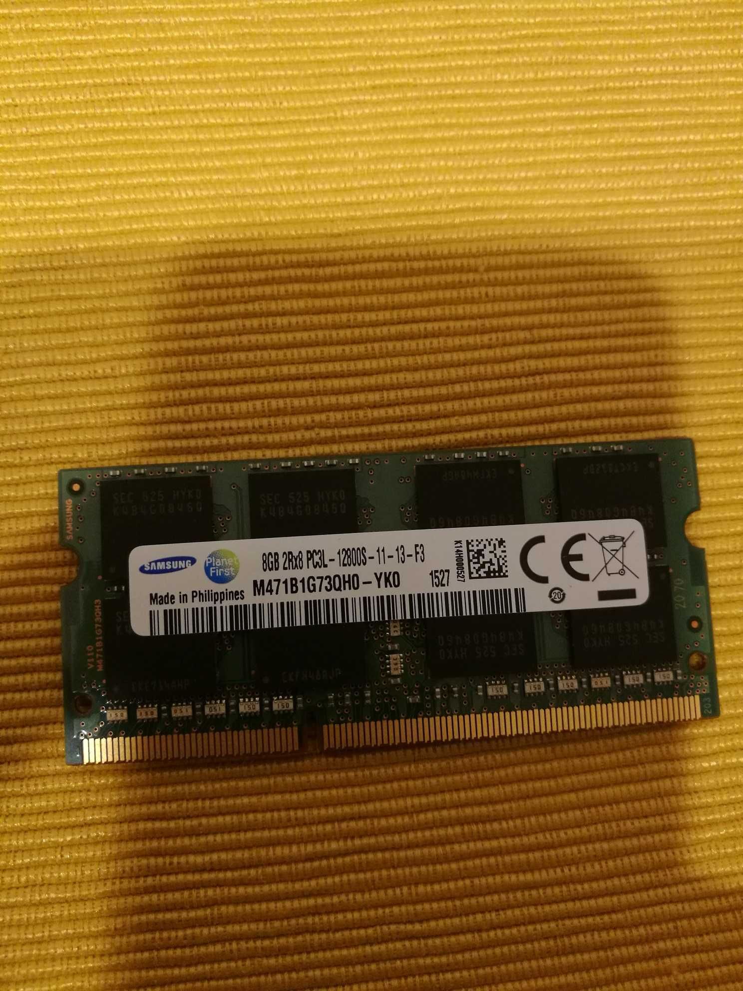 8GB DDR3L Samsung SO-DIMM 1,35V