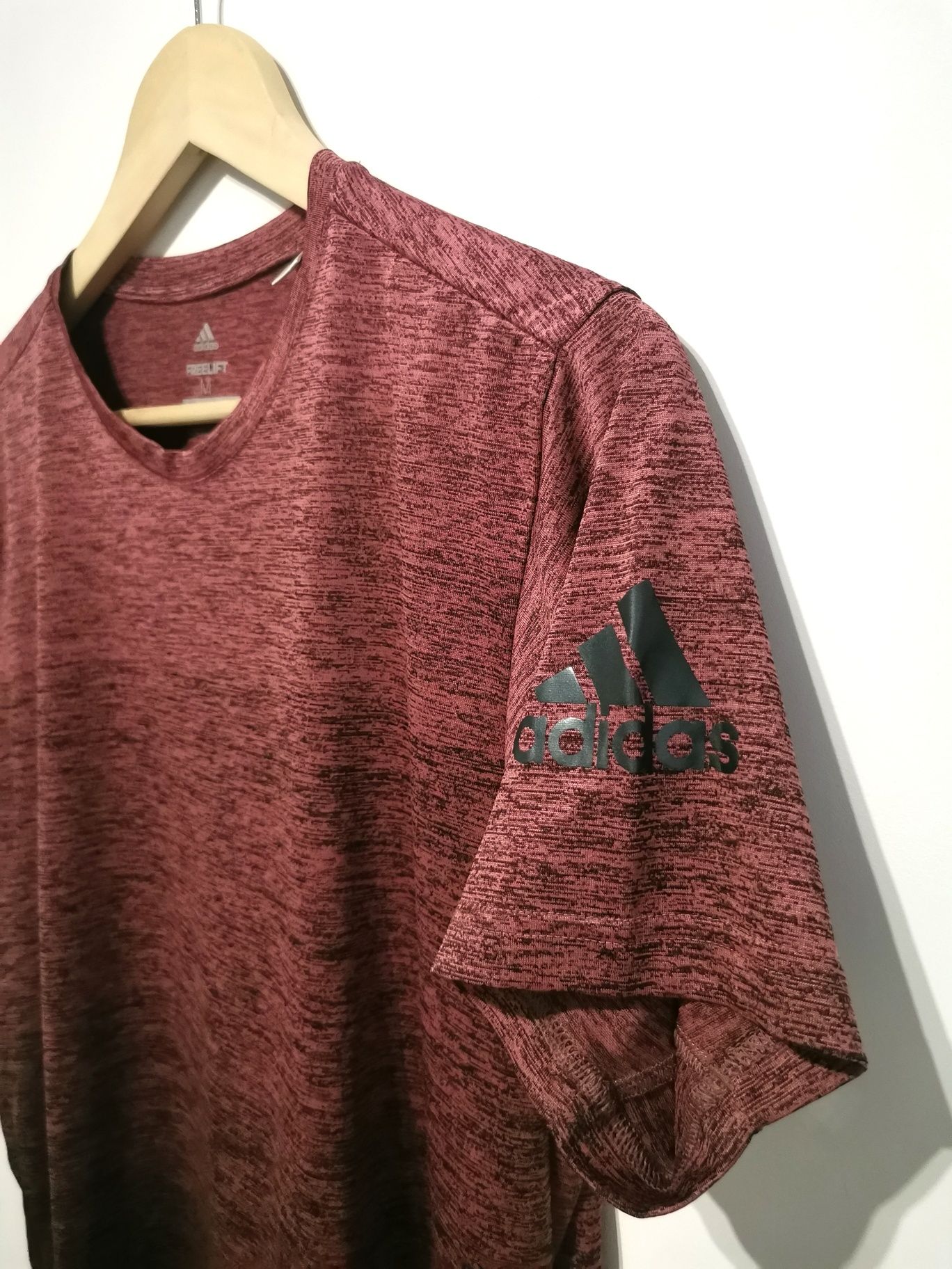 Adidas t-shirt koszulka krótki rękaw sportowa logowana męska M