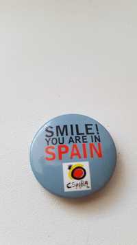 Przypinka Smile! You are in Spain - Hiszpania