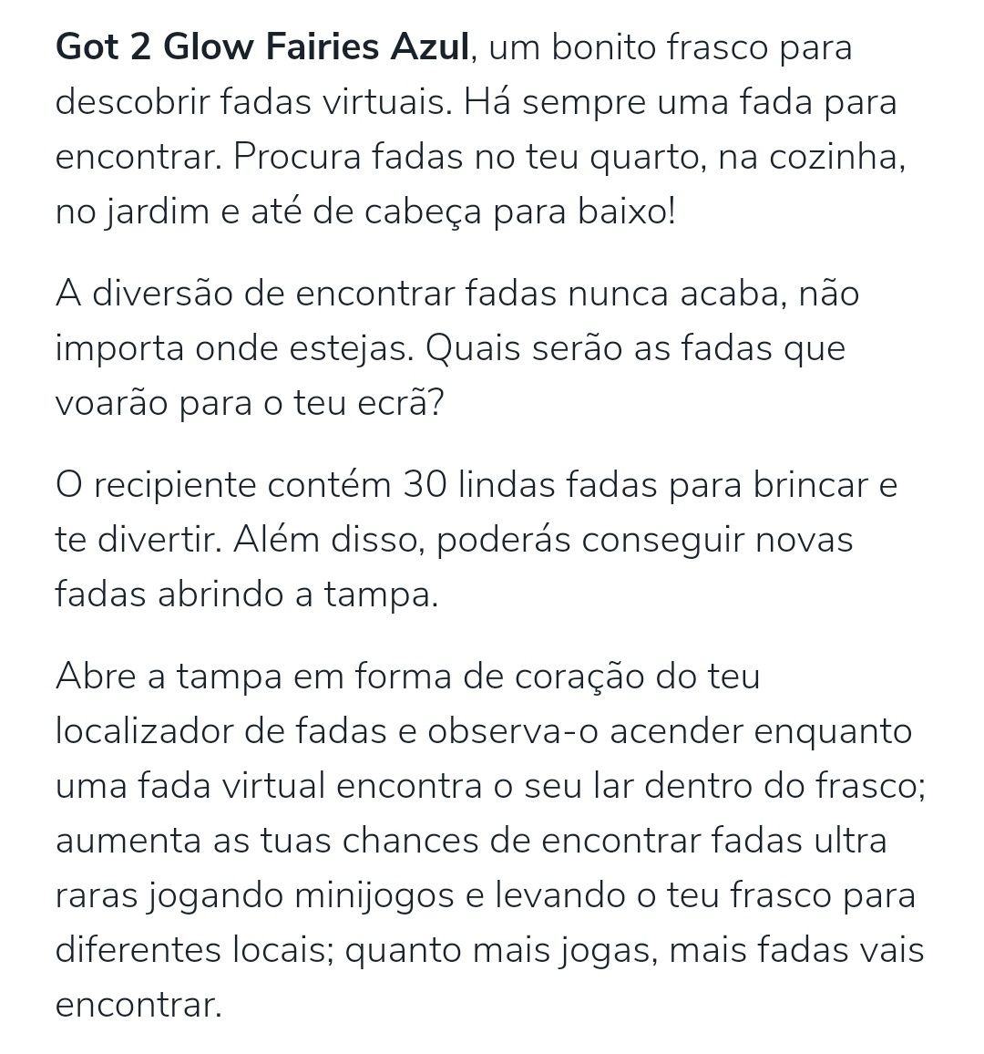 Got 2 glow Apanha as fadas (Artigo único)