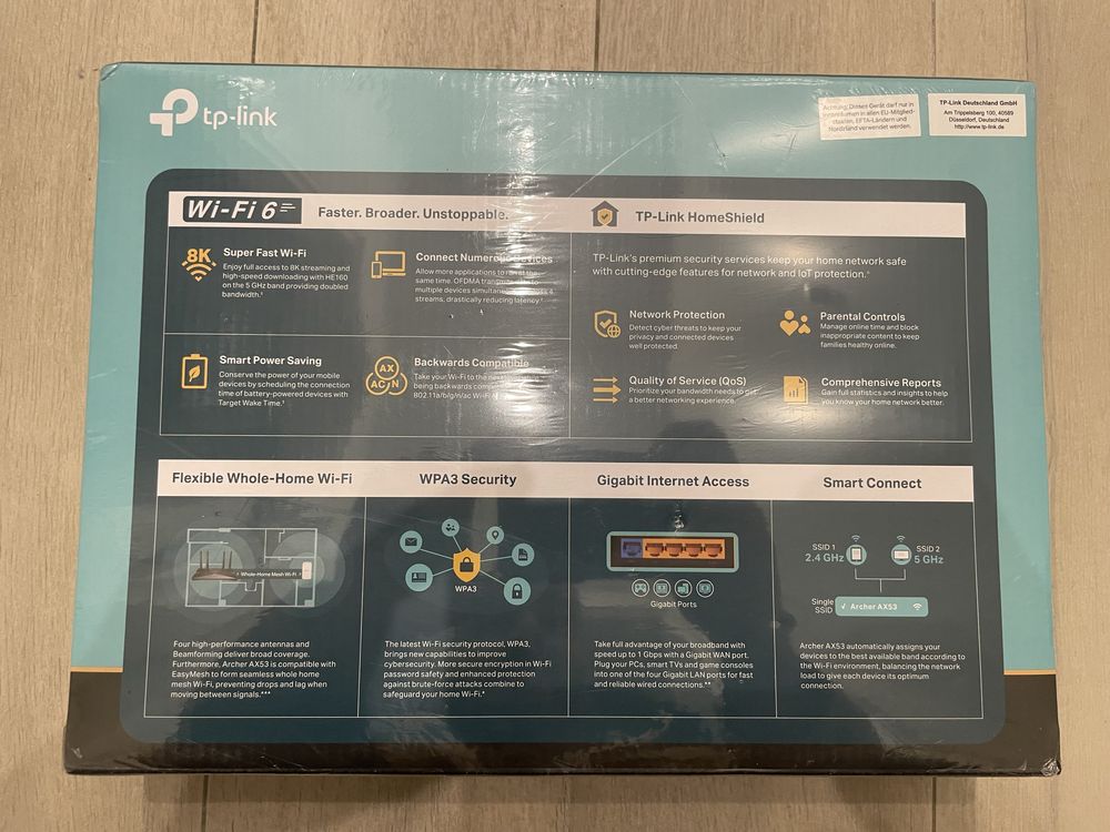 Router tp-link AX-3000 NOVO SELADO