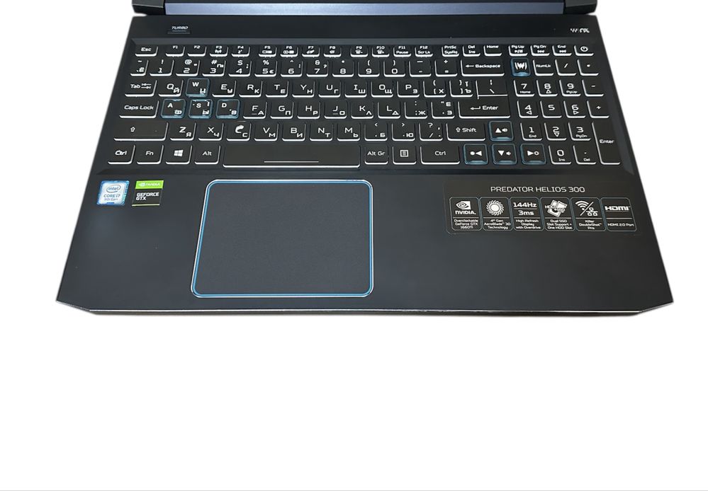 Acer Predator i7-9750H 6ядер/GTX 1660 TI 6gb/16/512/144Hz