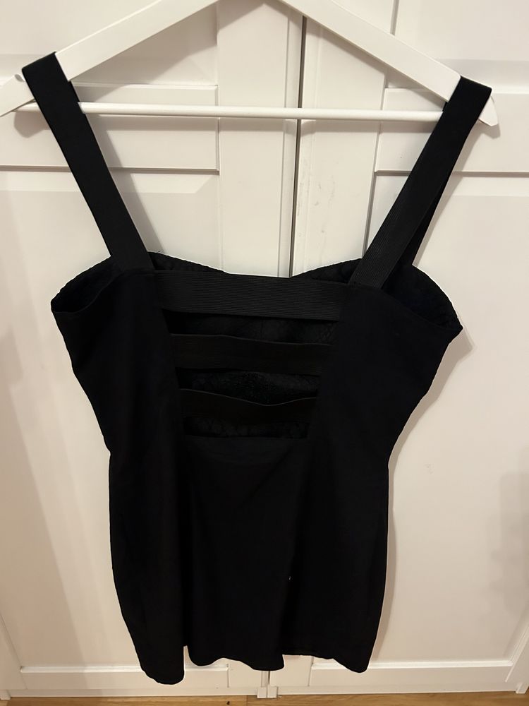Sukienka damska czarna na sylwestra H&M