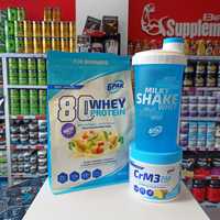 Zestaw Odżywek 6PAK Białko WPC 900g + Kreatyna i Shaker