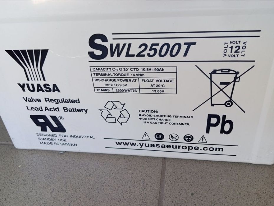 Akumulator AGM Yuasa + ładowarka łódka ponton kamper łódka kemping