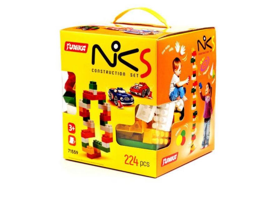 Конструктор НІК-5 юніка 224 дет