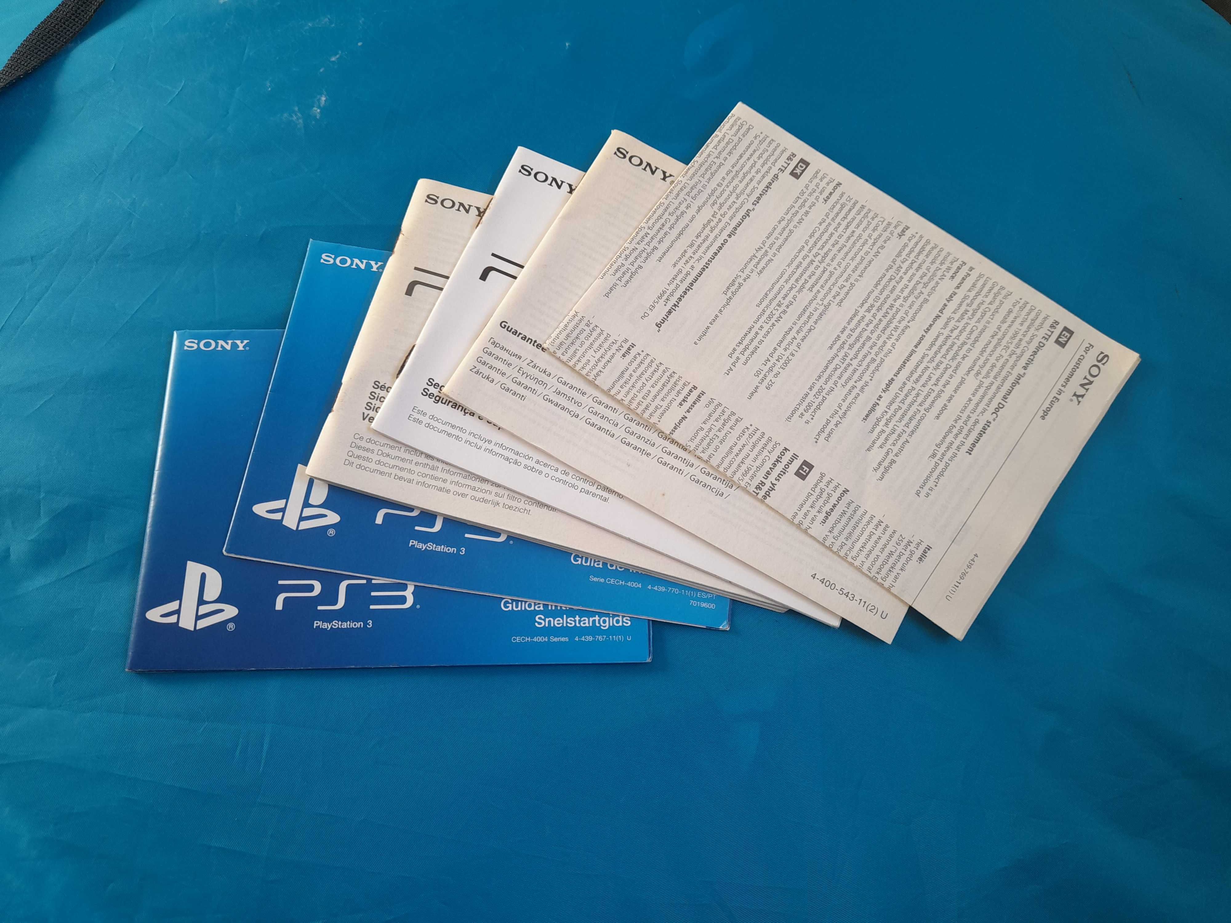 Manuais ps3 slim/super slim