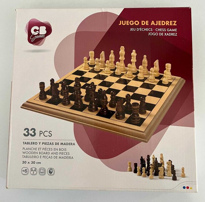 Jogo de tabuleiro xadrez