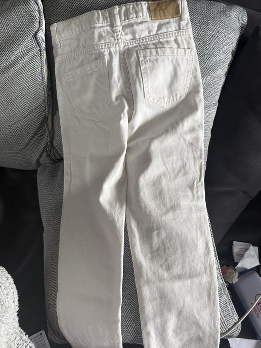 Mango 128 spodnie jeansowe dziweczynka