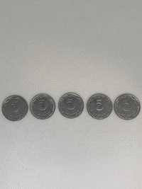 Монети 5 копійок 1992-2003