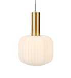 Lampa wisząca SOBER biały/mosiądz 108123 MARKSLOJD