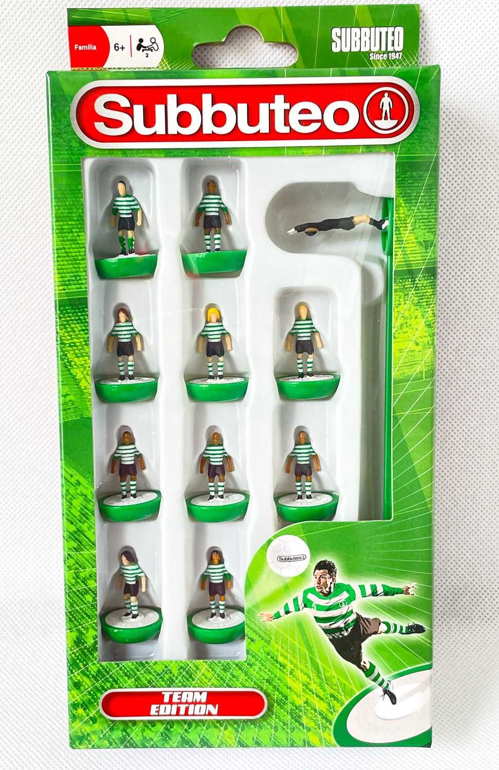 Bonecos Miniatura SPORTING CP Subbuteo Brinquedo Bolos de Anos Jogo