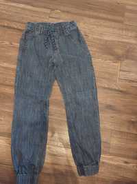 Spodnie jeansowe jogger H&M r.128