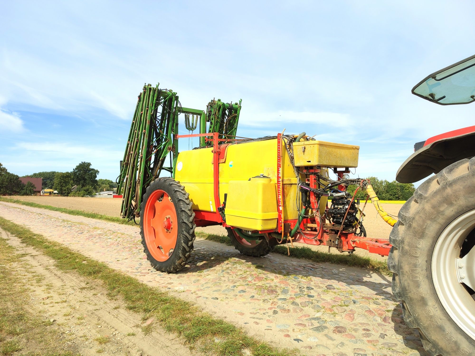 Opryskiwacz Rau Amazone 3800 24/21m 7 sekcji ARAG Skrętny Pompa Włoska