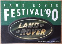 Prospekt Land Rover. 1990 rok. Język niemiecki.