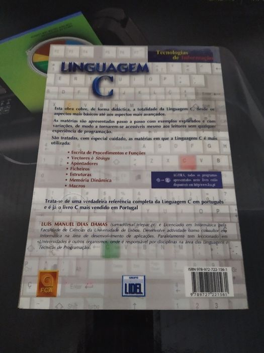 Livro Linguagem C de Luis Damas COMO NOVO