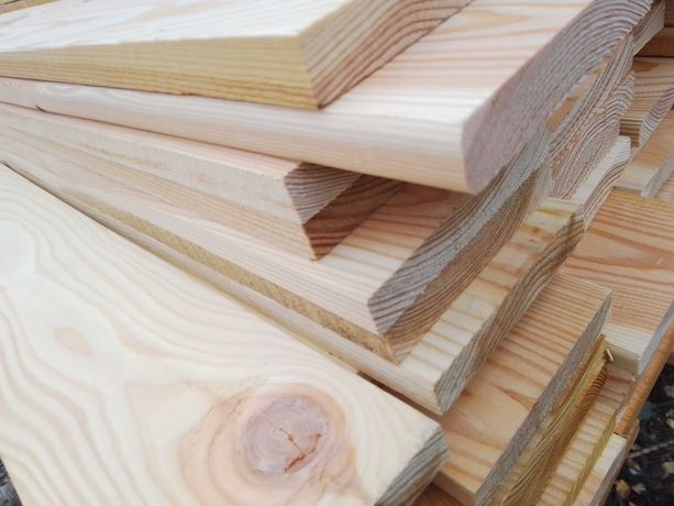Drewniane deski - modrzew, heblowane