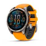 Fenix 8  47мм AMOLED Sapphire з помаранчевим ремінцем 010-02904-11