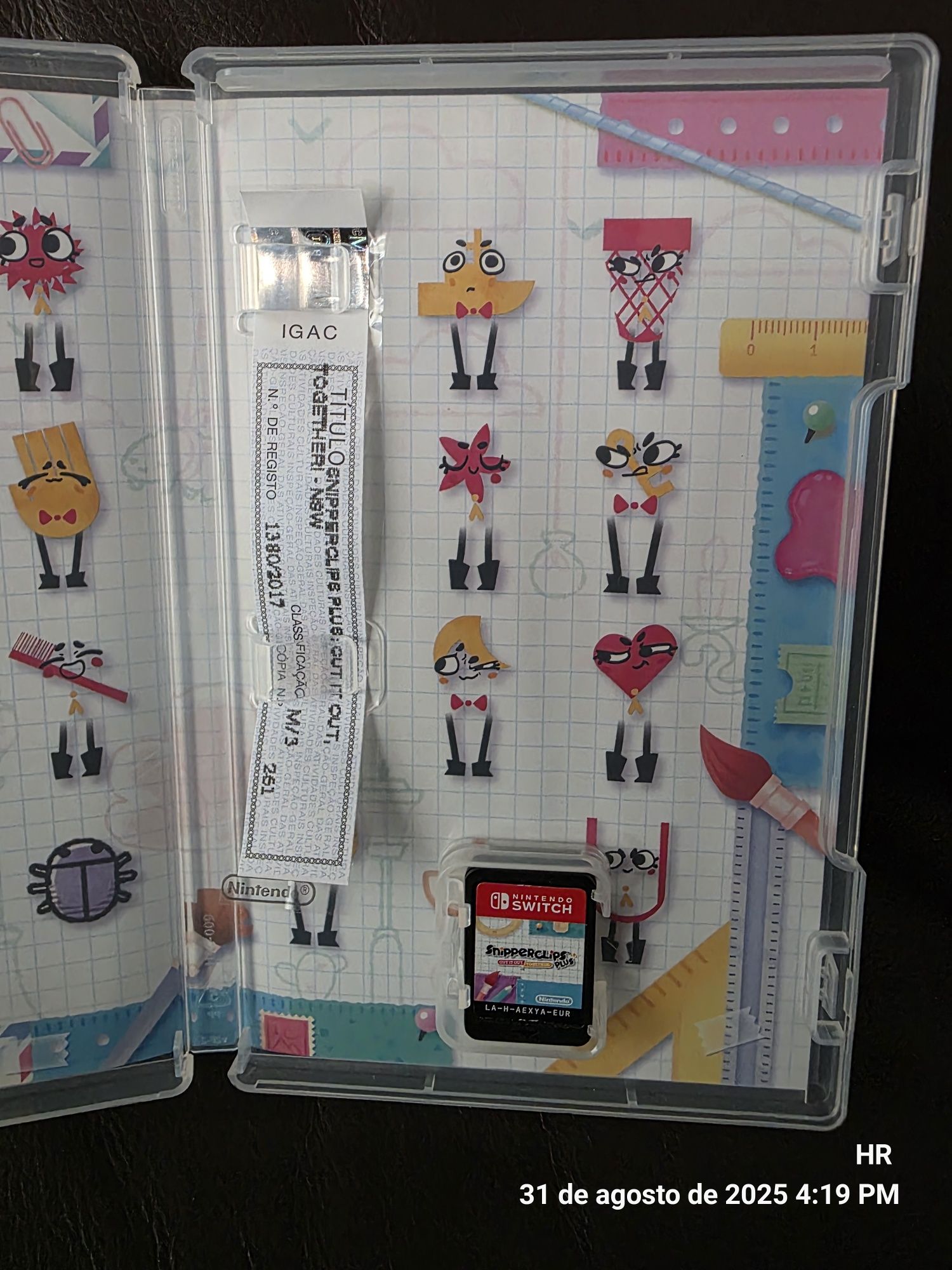 Nintendo switch - Snipperclips plus