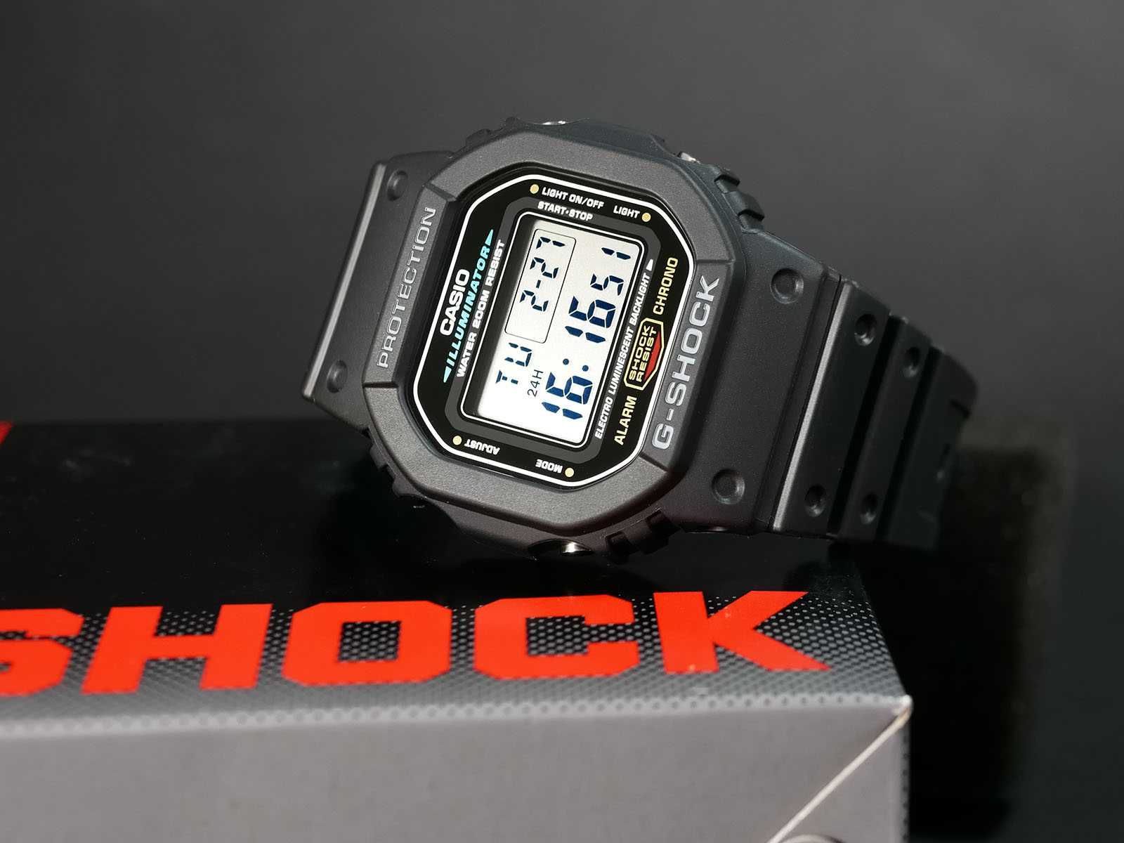 Casio DW-5600E-1V EL G-Shock (Original)