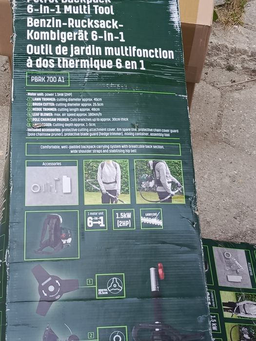 Parksaid pbrk 700 A1 Spalinowe urządzenie wielofunkcyjne 6w1