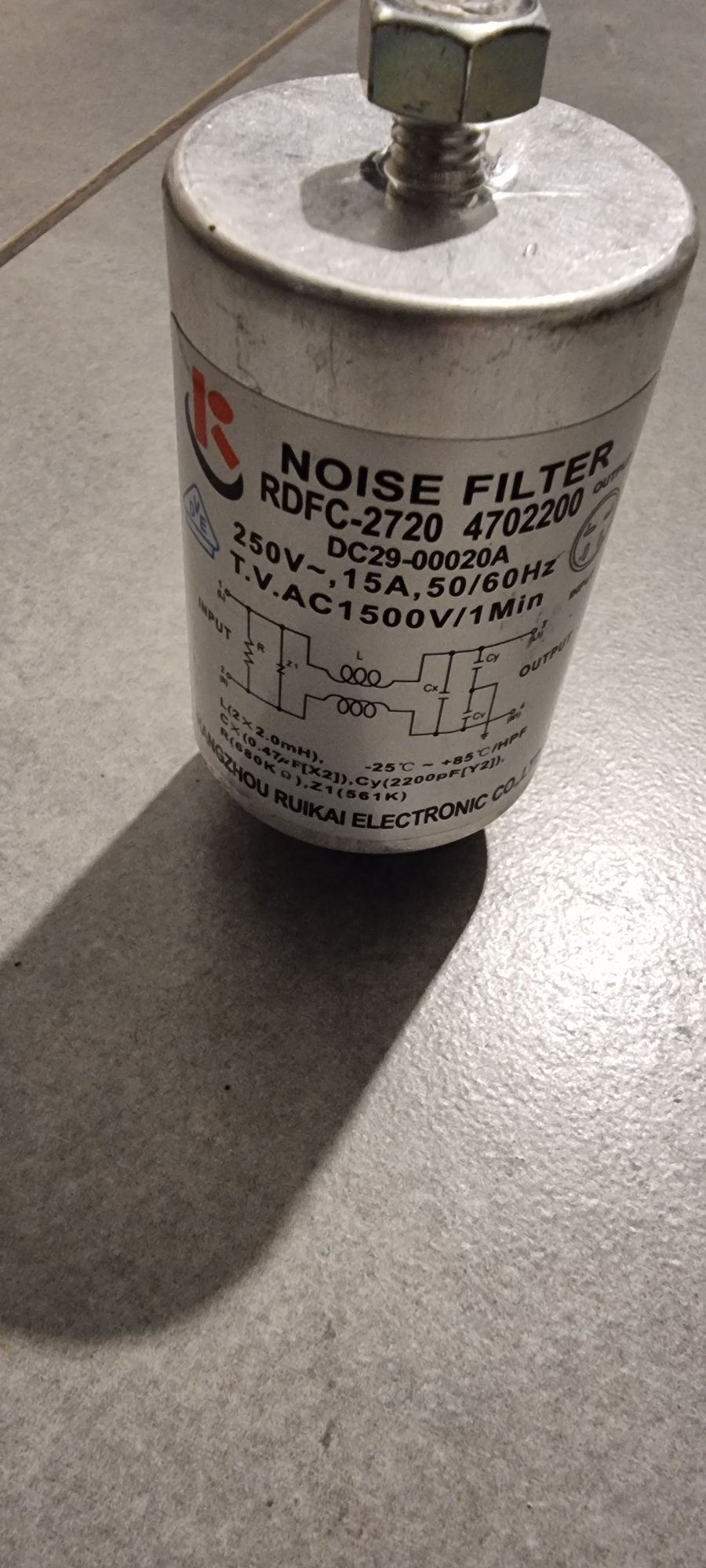 Noise Filter RDCF-2720  Filtr Samsung  WF1802XEC